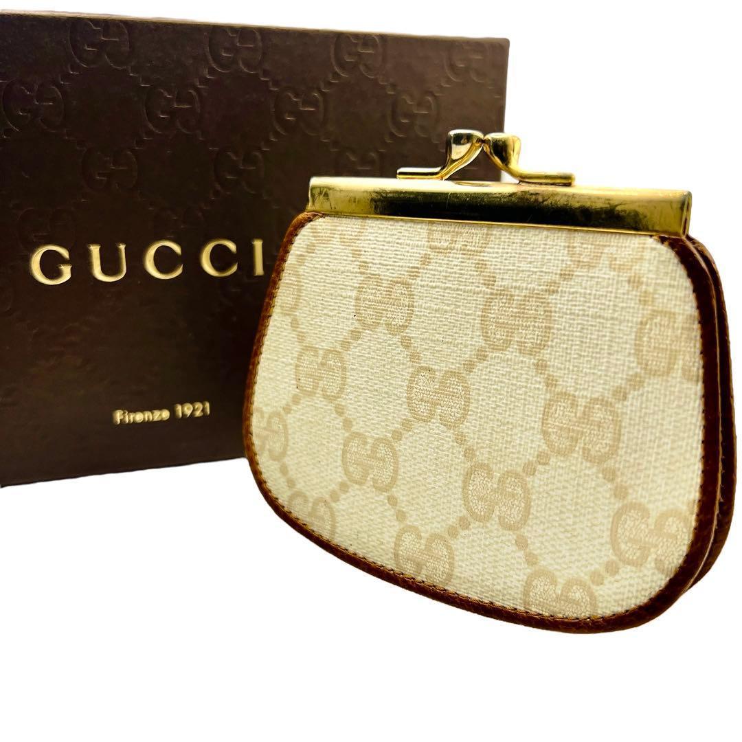GUCCI GGシュプリーム インターロッキング がま口 コインケース 7290 GUCCI GGシュプリーム インターロッキング がま口 コインケース 7290