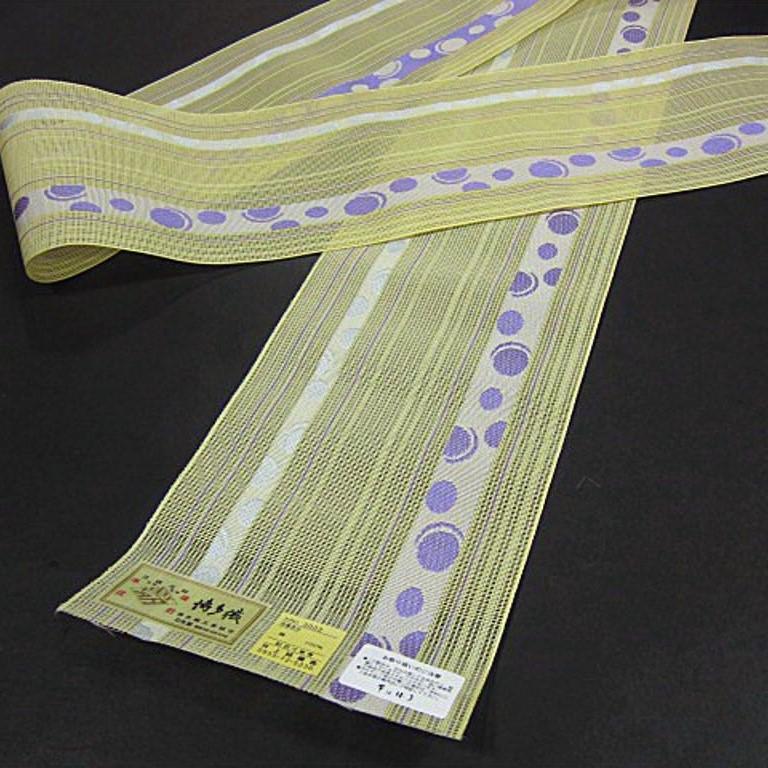 夏物 新品 正絹 本場筑前博多織 紗夏帯 四寸単帯⑯ - メルカリ