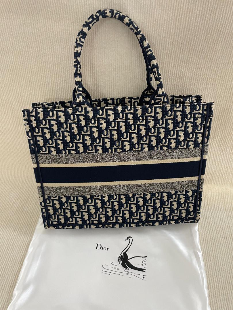 美品ディオール 刺繍 トートバッグ 即対応 36*28cm - メルカリ