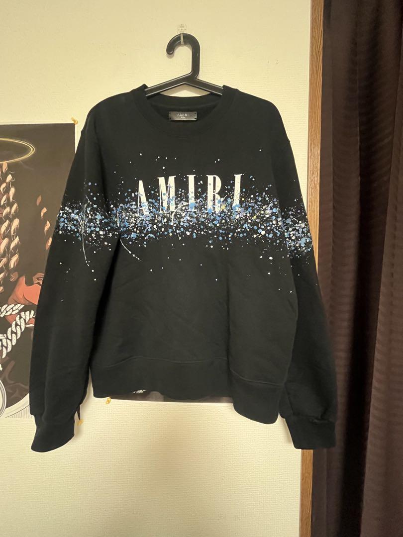 AMIRI スプラッシュプリント トレーナー S