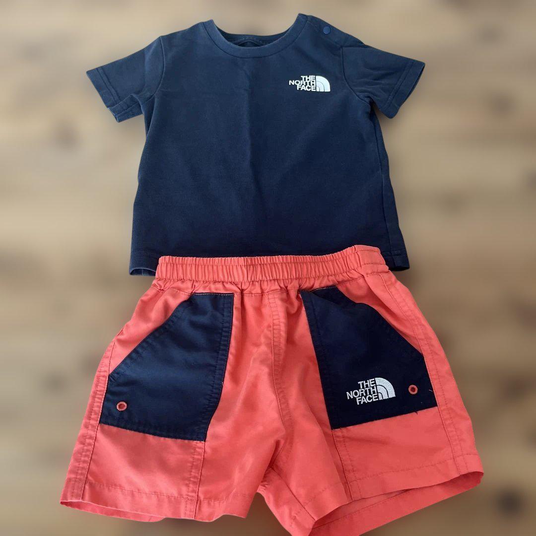 【THE NORTH FACE】セット Tシャツ & ショートパンツ R6526 THE NORTH FACE Tシャツとショートパンツセット 80 - メルカリ