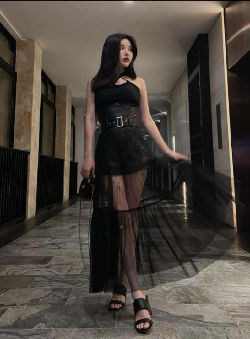 Darich コルセットチュールロングスカート　FS