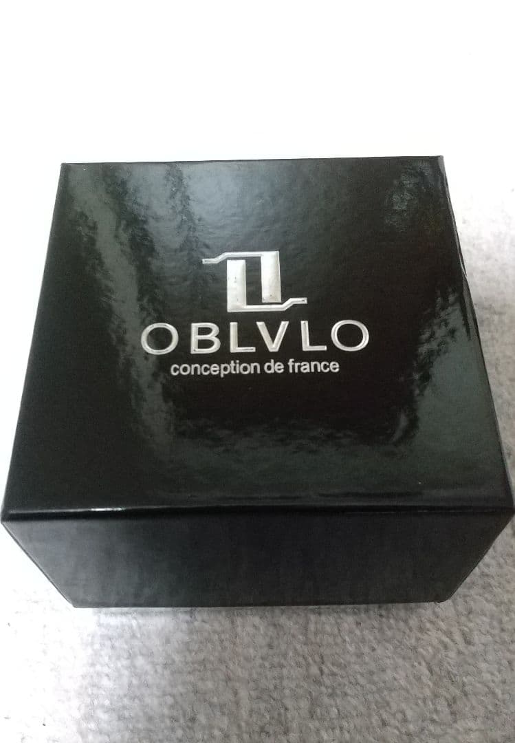 自動巻き 腕時計 OBLVLO ステンレススチール メンズ カラーシルバー