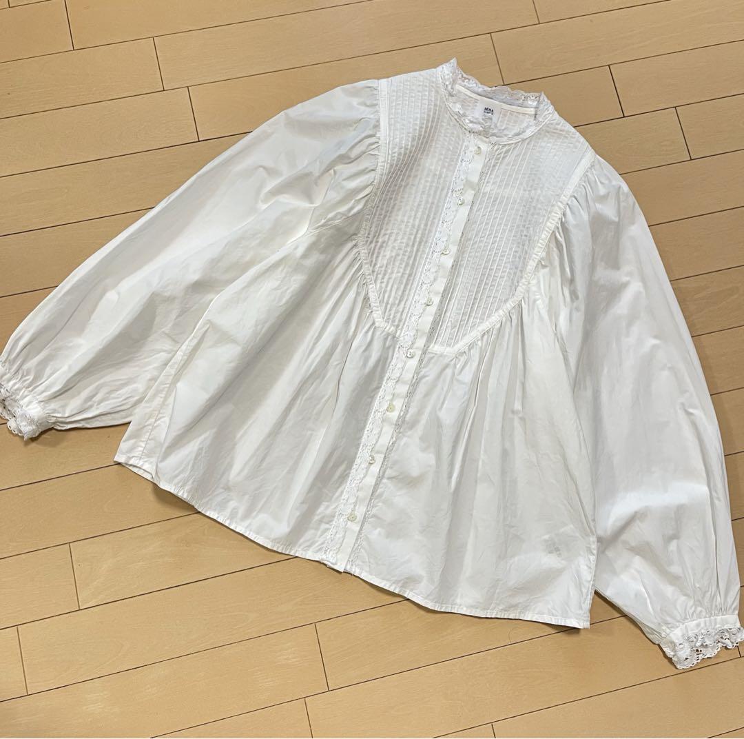 IENA LA BOUCLE イエナラブークル タイプライター レースブラウス 