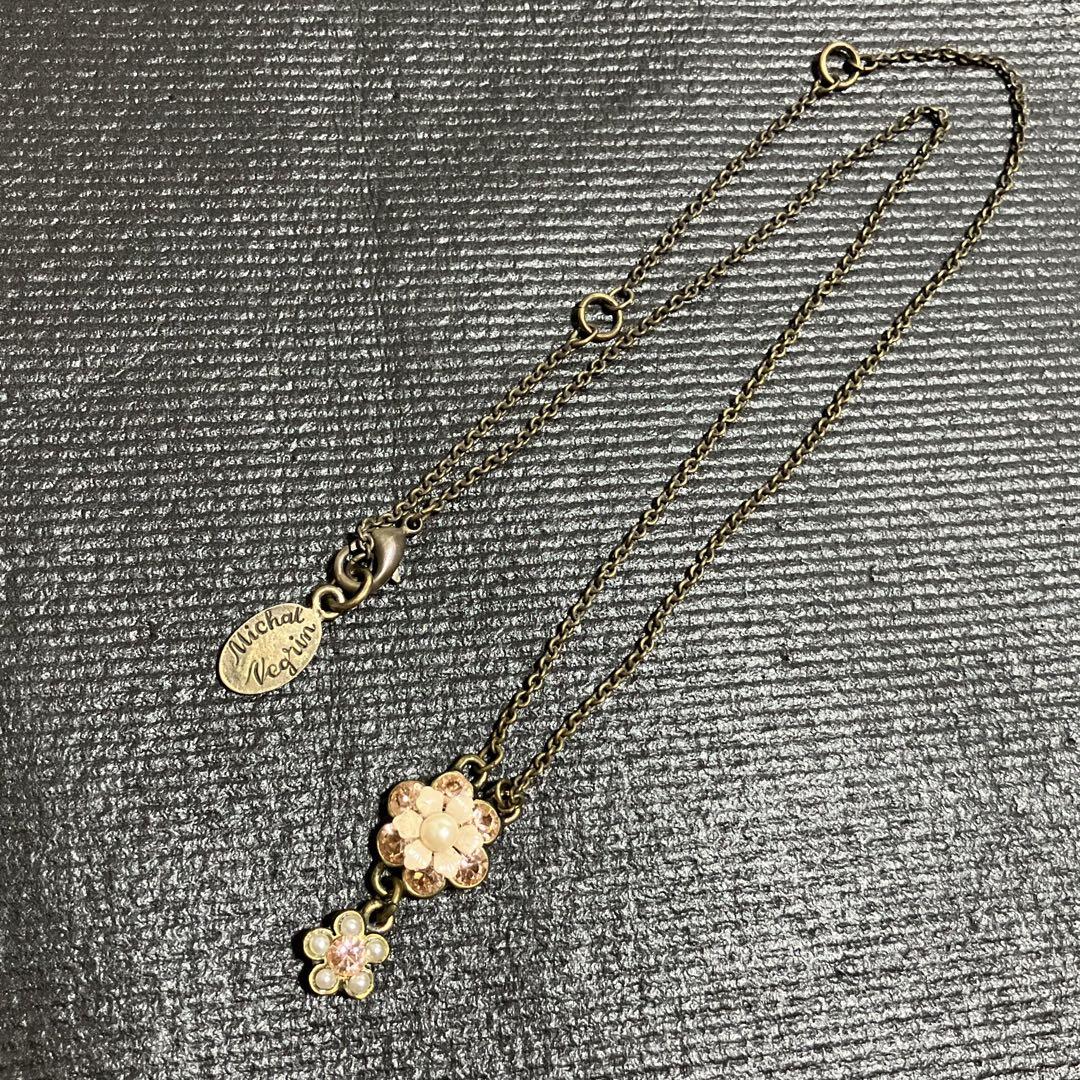 【値下げ】ミハエルネグリン☆レースの 花モチーフネックレス 値下げ】ミハエルネグリン☆レースの 花モチーフネックレス