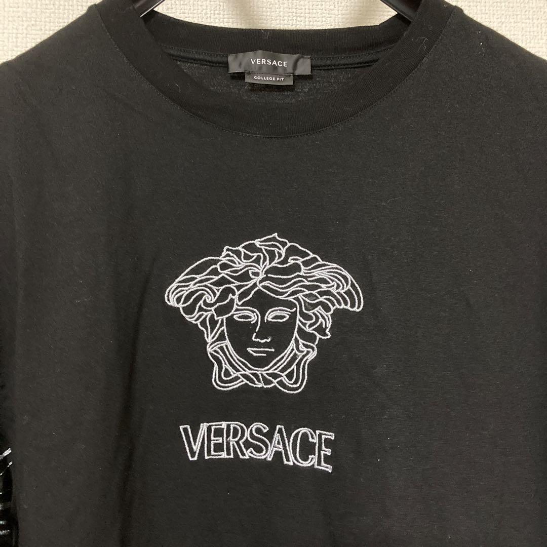 VERSACE 長袖カットソー ブラック