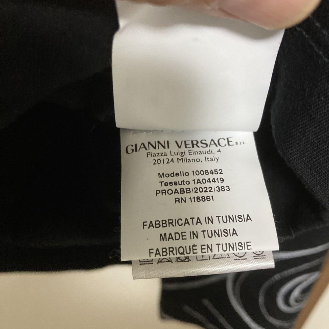 VERSACE 長袖カットソー ブラック