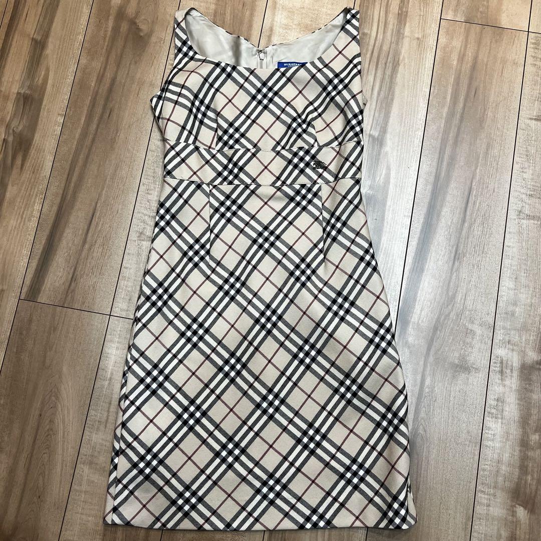 BURBERRY BLUE LABEL 38 ノバチェックワンピース