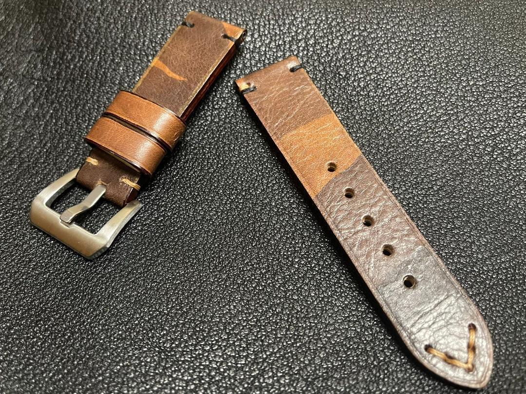 145.PANERAI 純正品 カーフ  24mm-24mm 145.PANERAI 純正品 カーフ 24mm-24mm （ヒルシュ Hirsch 時計