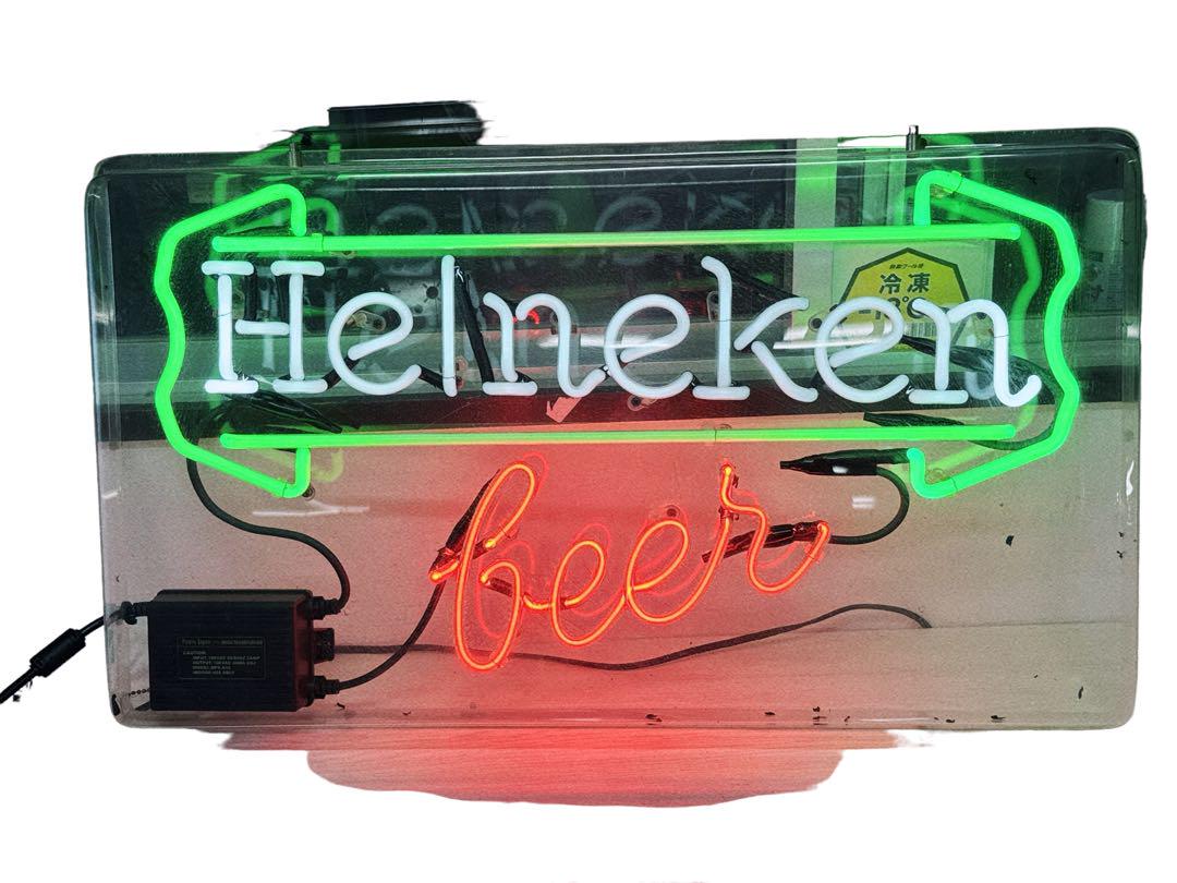 ハイネケン ビンテージ ネオン サイン ビール 電飾 看板 ライト 照明 壁掛け ハイネケン ビンテージ ネオン サイン ビール 電飾 看板 ライト