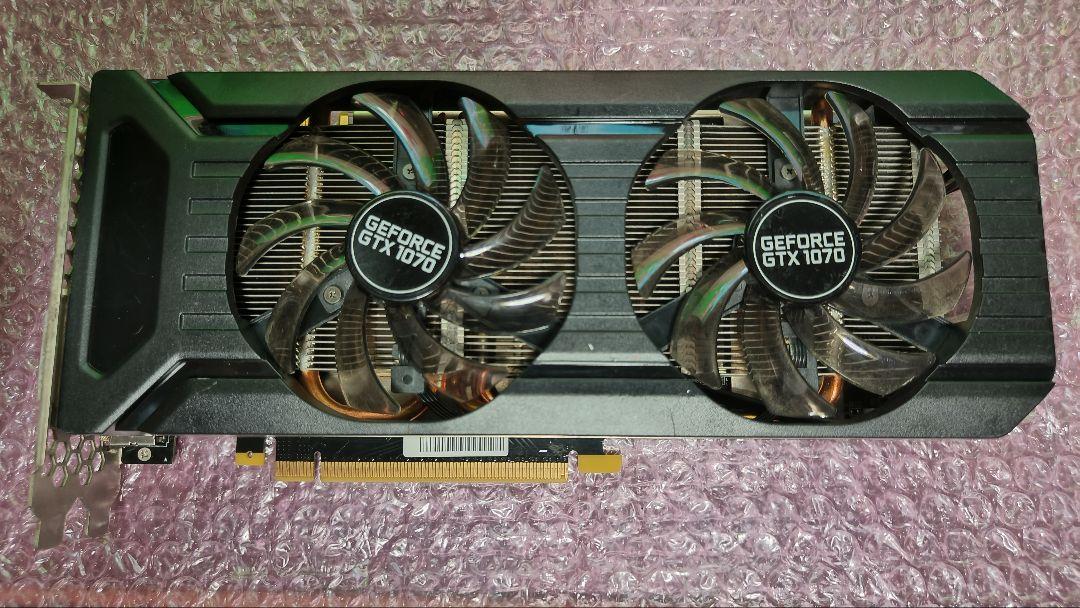 PALIT GTX 1070 DUAL 8G 動作確認済み