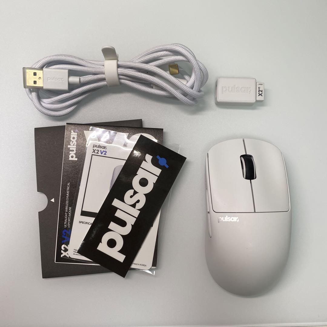 マウス・トラックボール pulsar X2V2 mini white size1