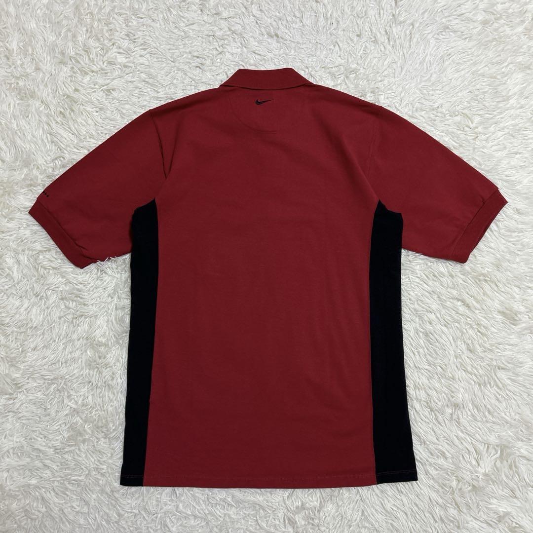 ⭐️90s 【ナイキゴルフ】（L）タイガーウッズ ゴルフウェア　ポロシャツ　レッド ⭐️90s 【ナイキゴルフ】（L）タイガーウッズ ゴルフウェア