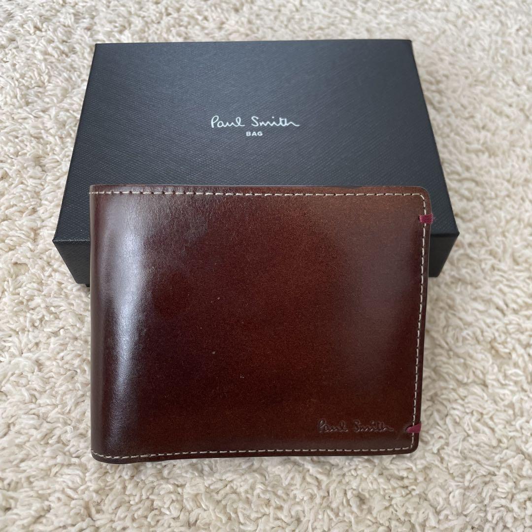 Paul Smith 最上位モデル　コードバン　名刺入れ　ブラウンカラー　茶 Paul Smith Collection コードバン 名刺入れ ダークブラウン