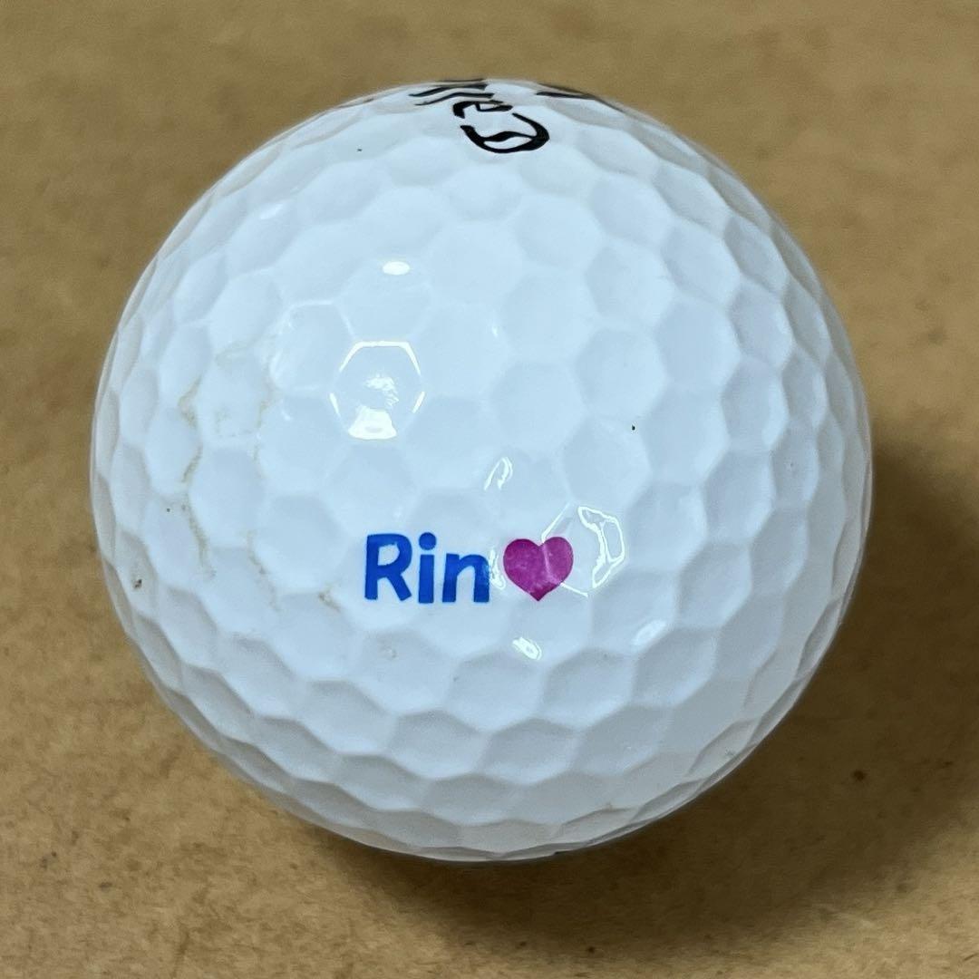 吉田鈴 使用球 打痕あり CALLAWAY CHROME SOFT X
