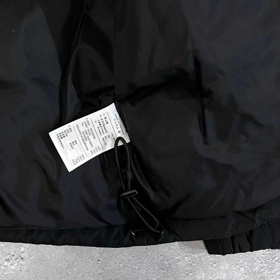 NIKE 00s ダウンジャケット オールブラック ヌプシ ドローコード
