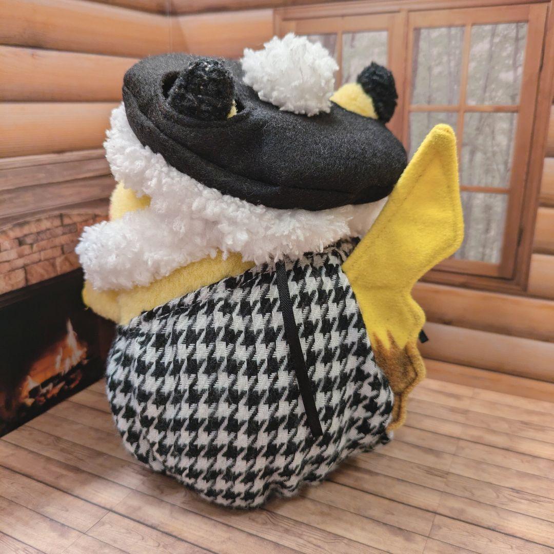 初期ピカチュウ ウィンターファッション ハンドメイド ブラック 初期ピカチュウ ウィンターファッション ハンドメイド ブラッ