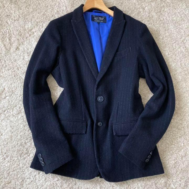 Armani Jeans テーラードジャケット 48 紺