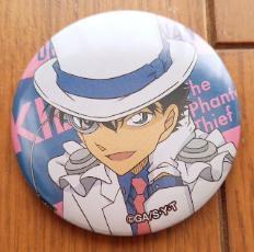 怪盗キッド 缶バッジ 76mm 名探偵コナン USJ 怪盗キッド 缶バッジ - メルカリ