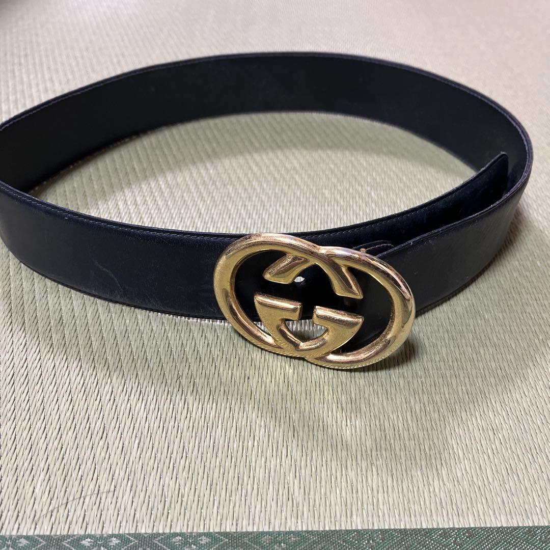Gucci ダブルGロゴ ベルト 75/30