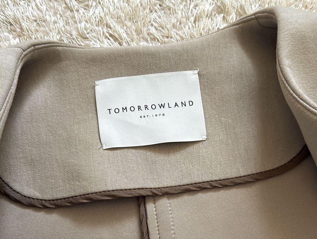 SALE★TOMORROWLAND セレモニー ストレッチ ノーカラージャケット