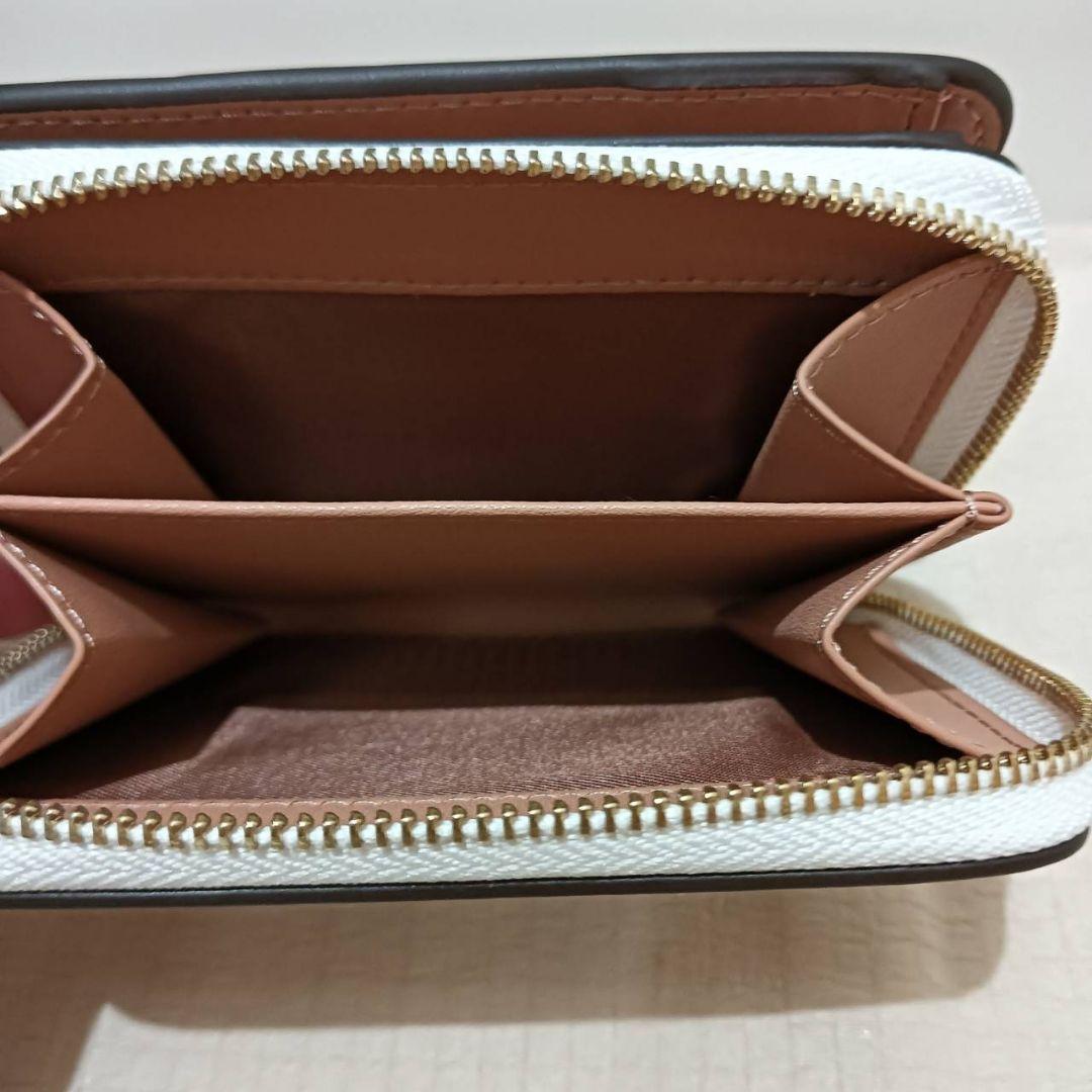 COACH　ビルフォードウォレット　スヌーピー サーフィンデザイン　ホワイト
