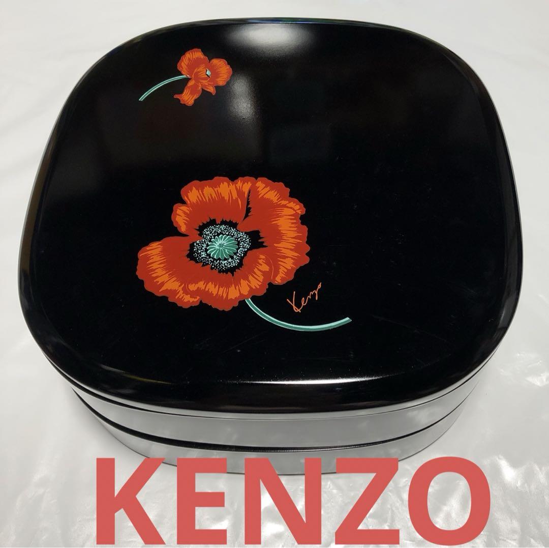 【最終価格】未使用品KENZO  ケンゾー2段オードブル重箱【少々訳あり品】