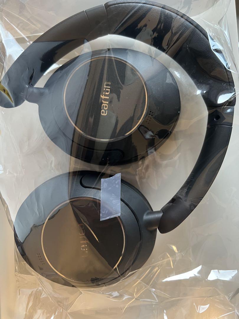 Earfun wave proワイヤレスノイズキャンセリングヘッドホン 黒