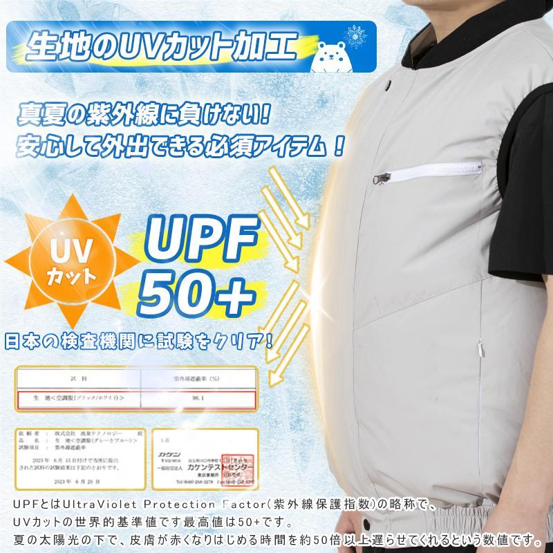「正規品」「-19℃冷却効果」 ファン付きべスト ファン付き作業服
