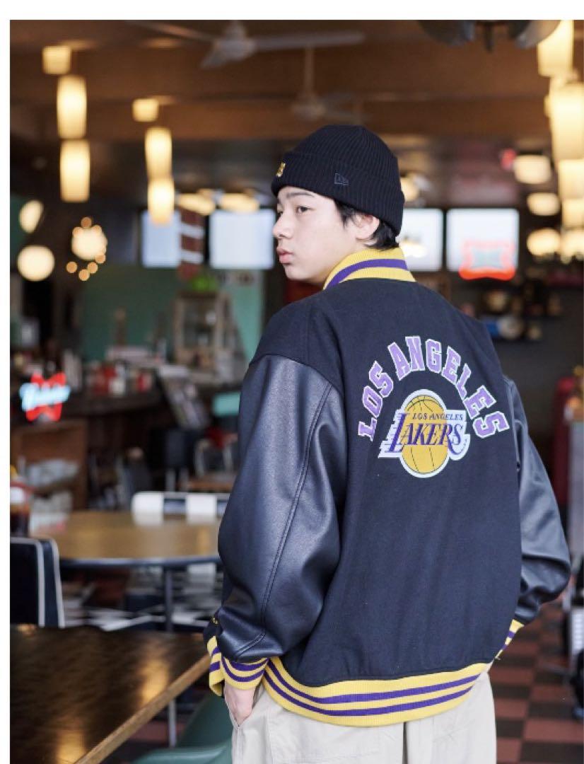 超希少90s NBA Los Angeles Lakers スタジャン 即日発送