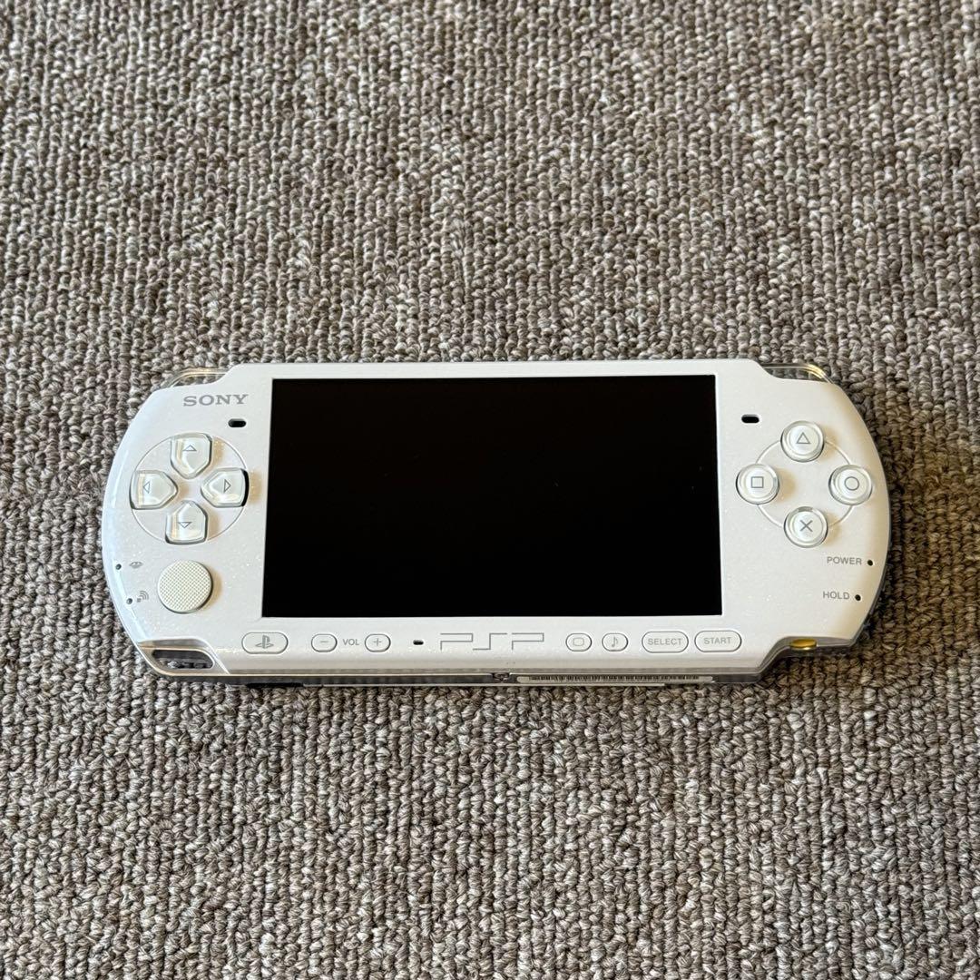 訳あり！psp3000 訳ありジャンク】PSP-3000 本体 パールホワイト - その他