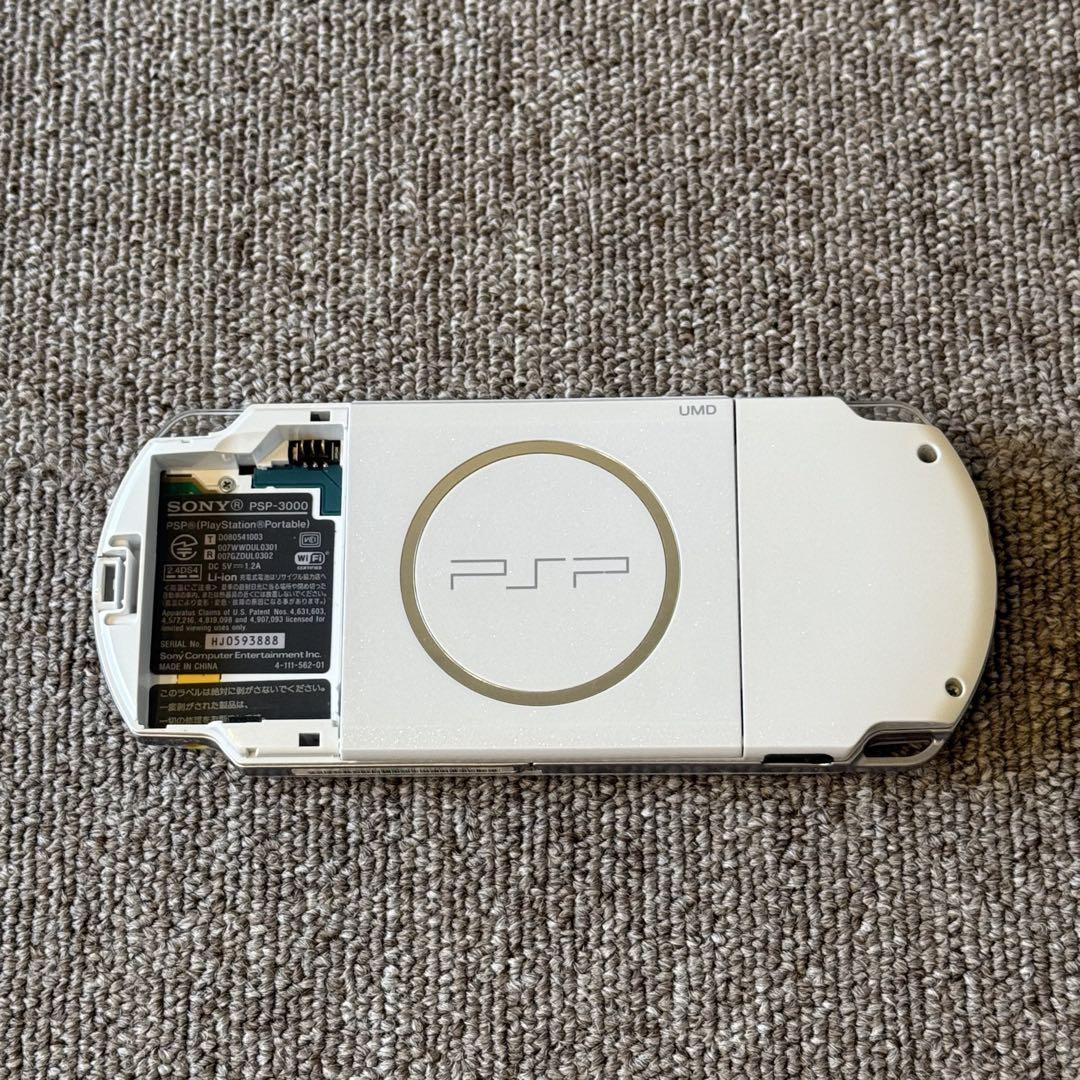 訳あり！psp3000 訳ありジャンク】PSP-3000 本体 パールホワイト - その他
