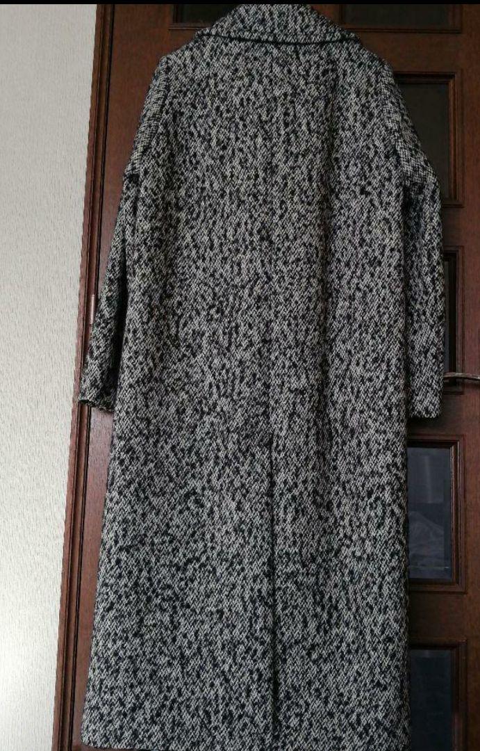 【新品同様】'S Max Mara ツィード　ロングコート　QRコード付き 新品同様】'S Max Mara ツィード ロングコート QRコード付き