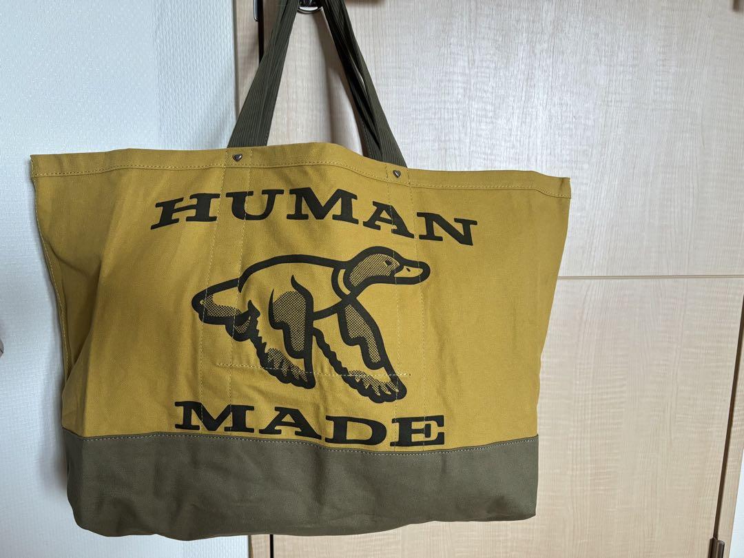 HUMAN MADE トートバッグ イエロー/オリーブ