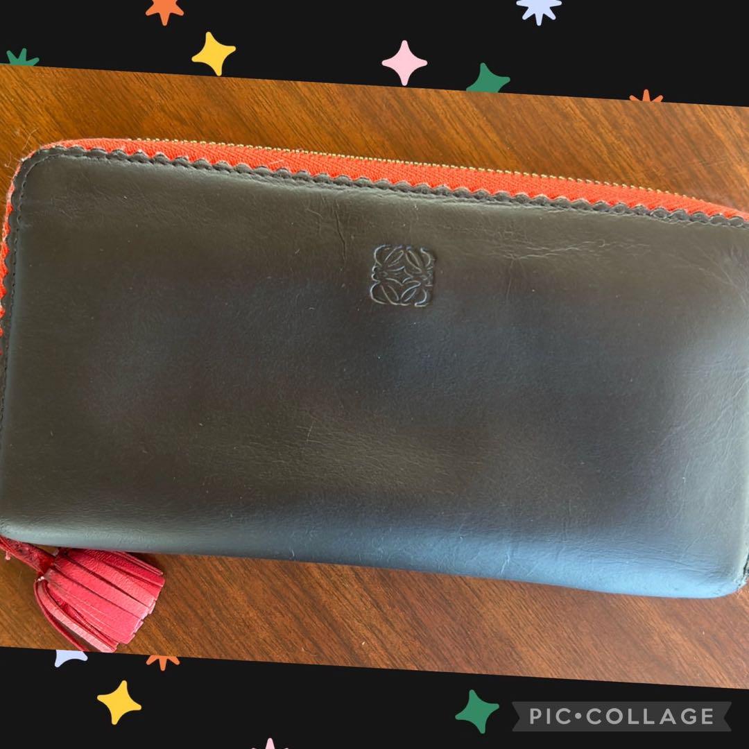 超良品‼️ ロエベ　LOEWE 財布　長財布　アマソナ　ラウンドファスナー LOEWE 質イコー [ロエベ] アマソナ アナグラム ロゴ ラウンド