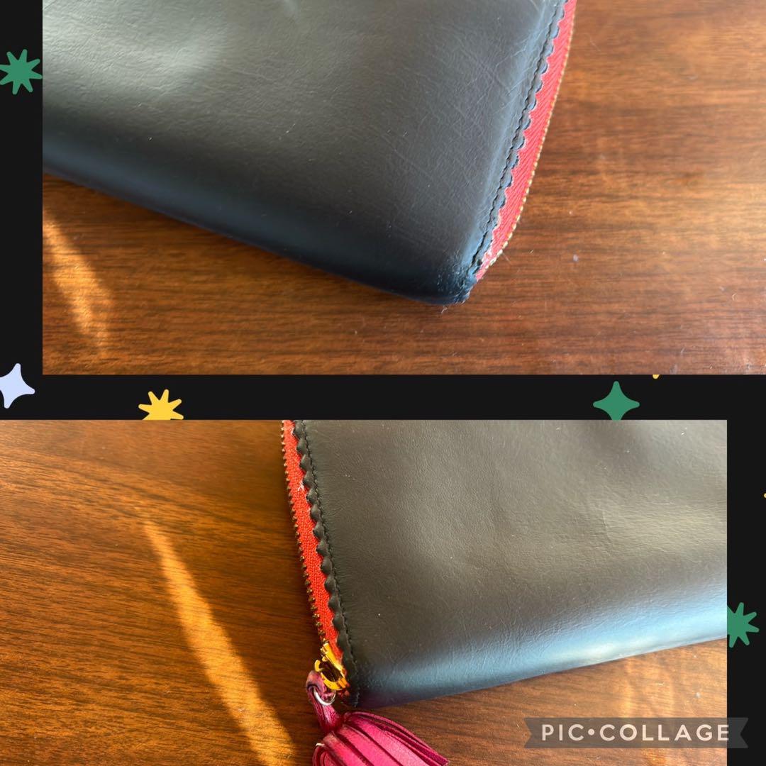 確実正規品。LOEWEロエベアマソナラウンドファスナー長財布