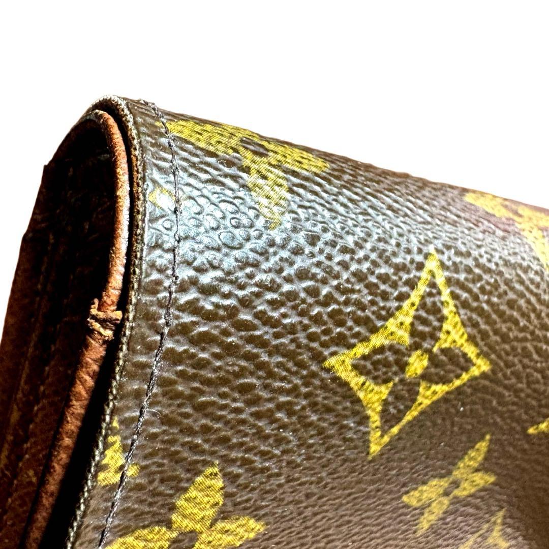 正規品 ルイヴィトン モノグラム ポルトモネ ビエ トレゾール L字ファスナー