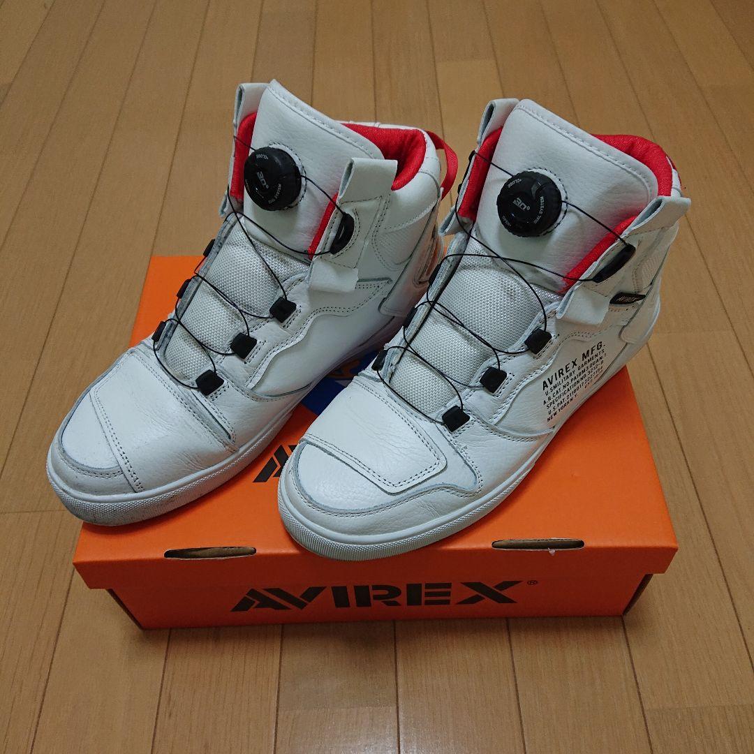 AVIREX ミッドカット バイクシューズ