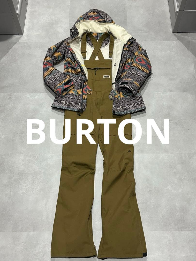BURTON バートン ビブパン スノーボードウェア 上下セット SS BURTON