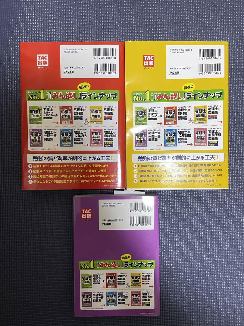 2024年度版 みんなが欲しかった! 宅建士の教科書 問題集　一問一答　セット