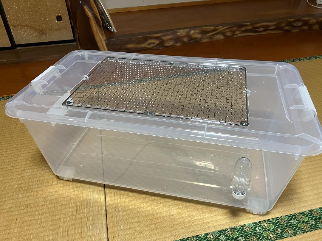 ①広さ＆通気性＆保温性抜群なハムスターケージ【DIY】給水器付 ①広さ＆通気性＆保温性抜群なハムスターケージ【DIY】給水器付