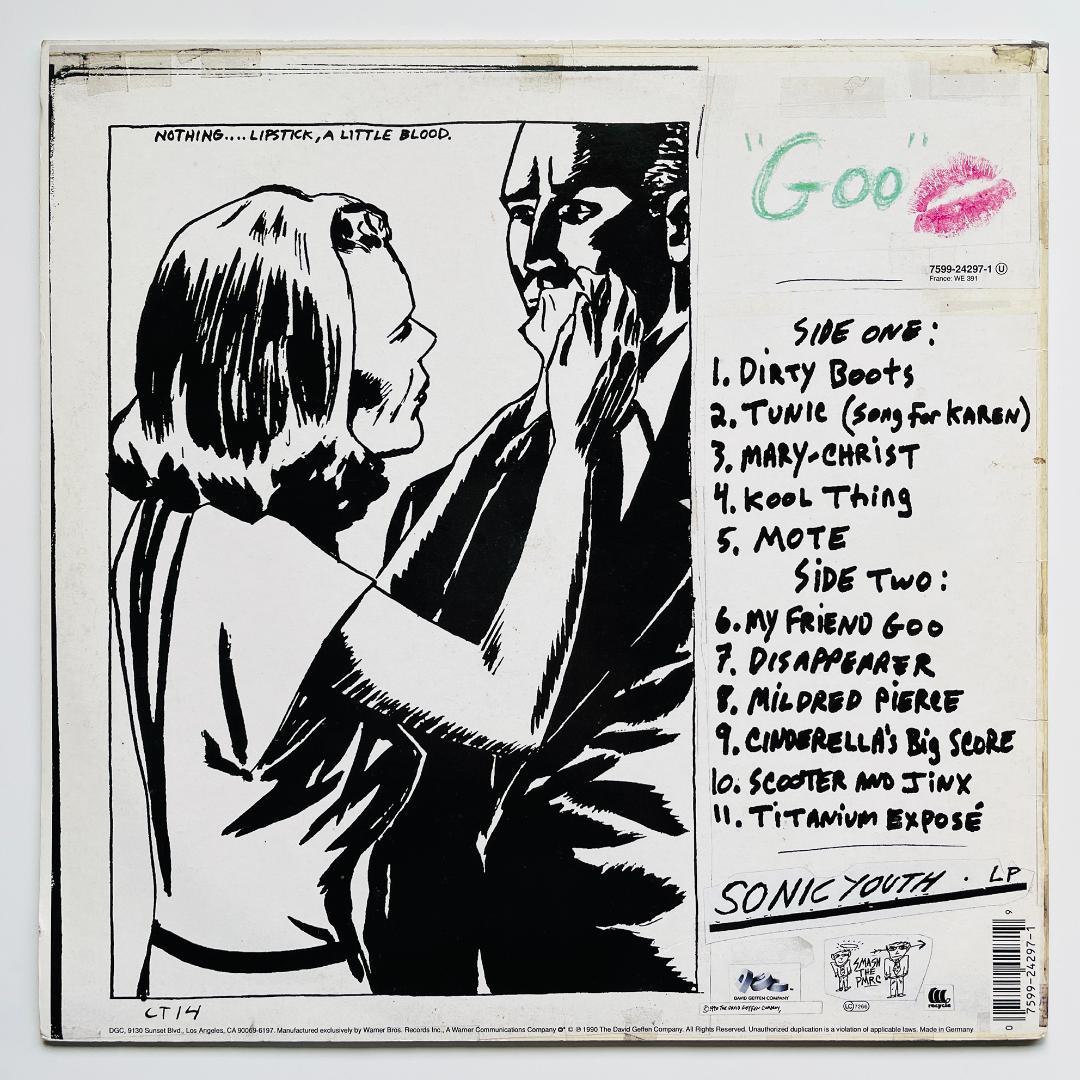 EUオリジナル盤 レコード Sonic Youth Goo ソニック・ユース