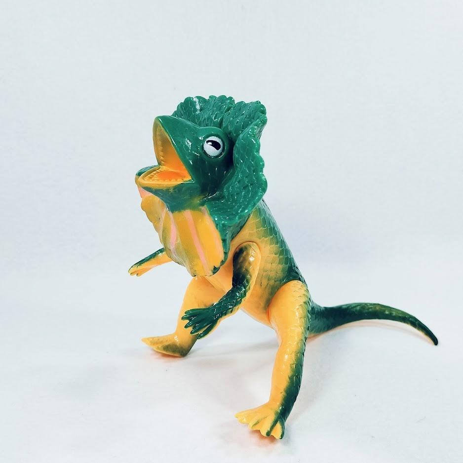 [新品] エリマキトカゲ ソフビ 昭和59年豪州ツアー説明会 販促物 未使用 新品] エリマキトカゲ ソフビ 昭和59年豪州ツアー説明会 販促物