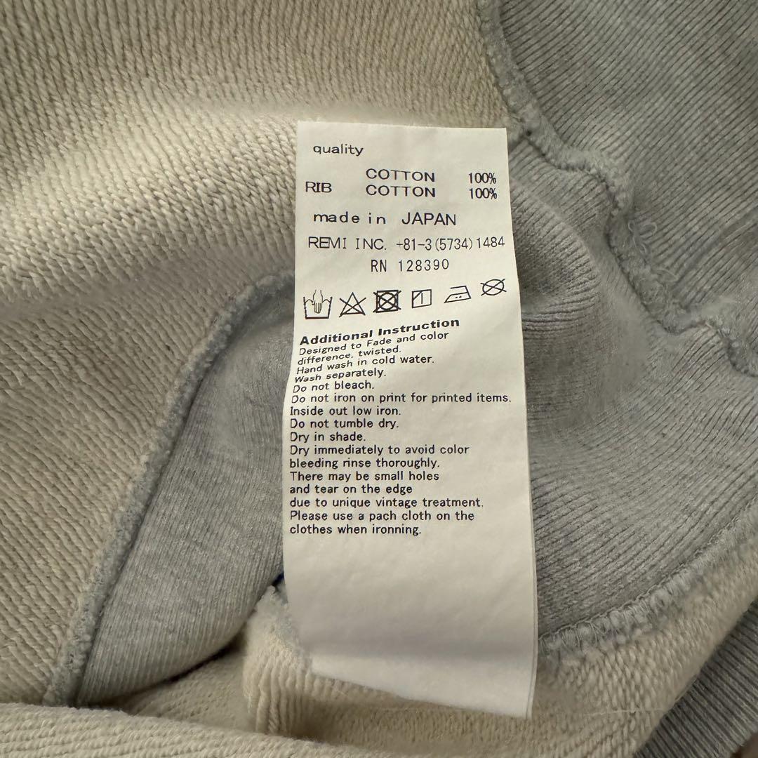 REMI RELIEF BEAMS PLUS 別注　パーカー