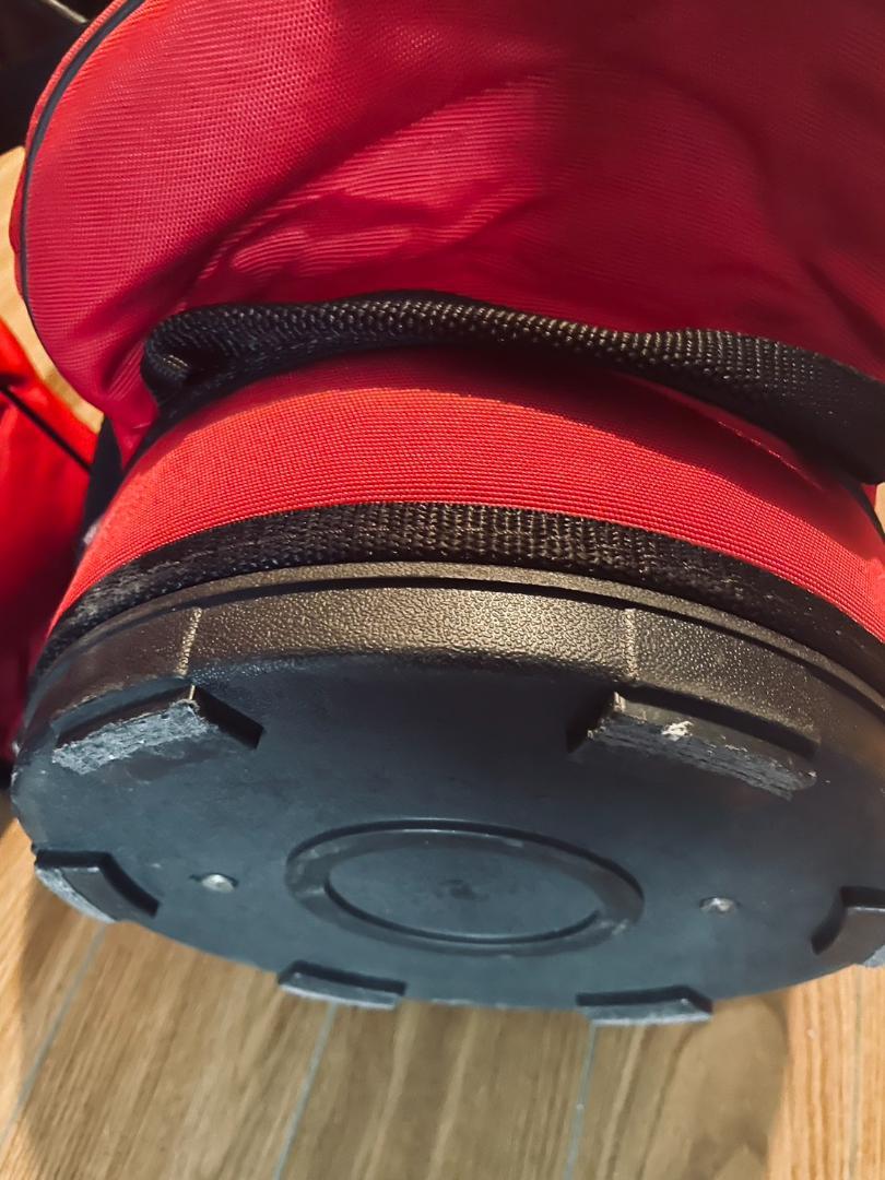 送料無料/超美品 絶対！お買い得 POLO GOLF 高級キャディバックRED