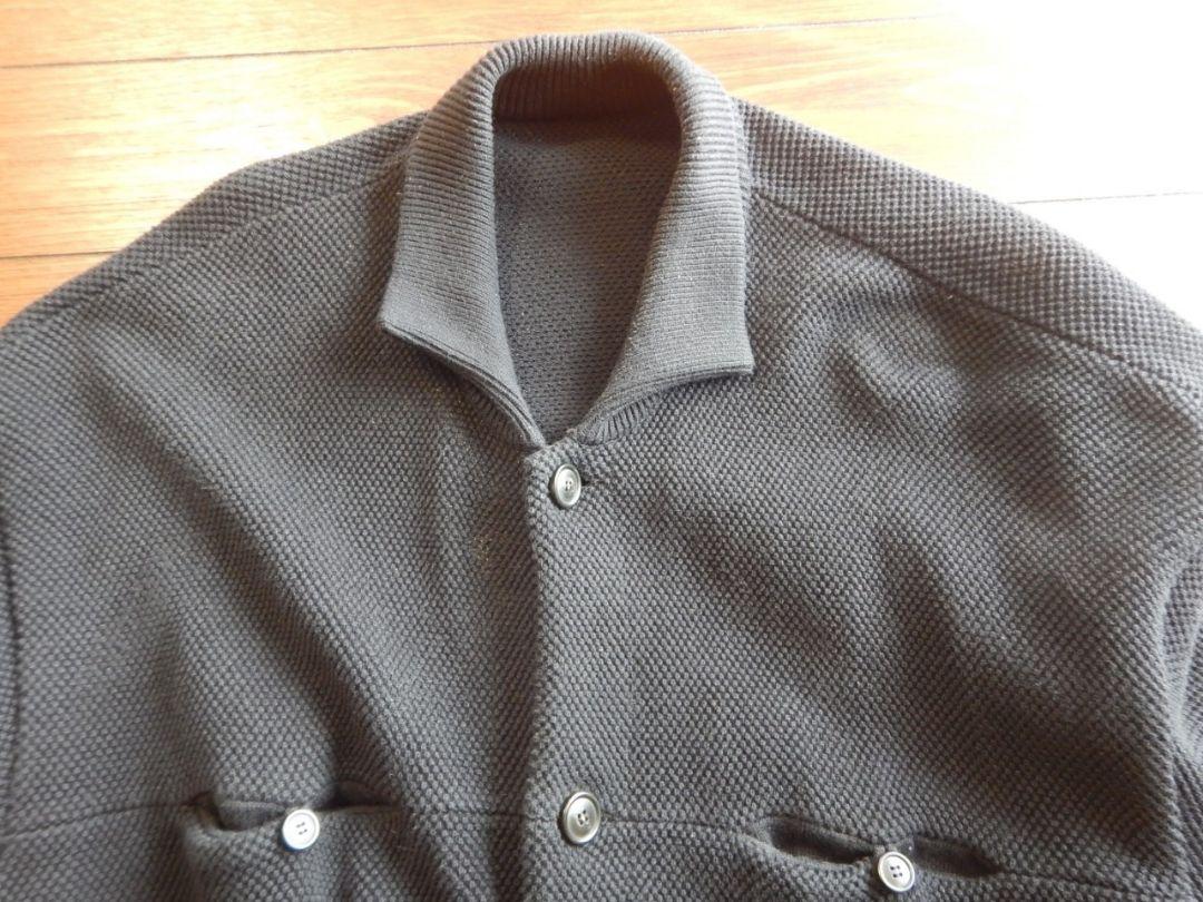 crepuscule moss stitch cardigan jacket 黒