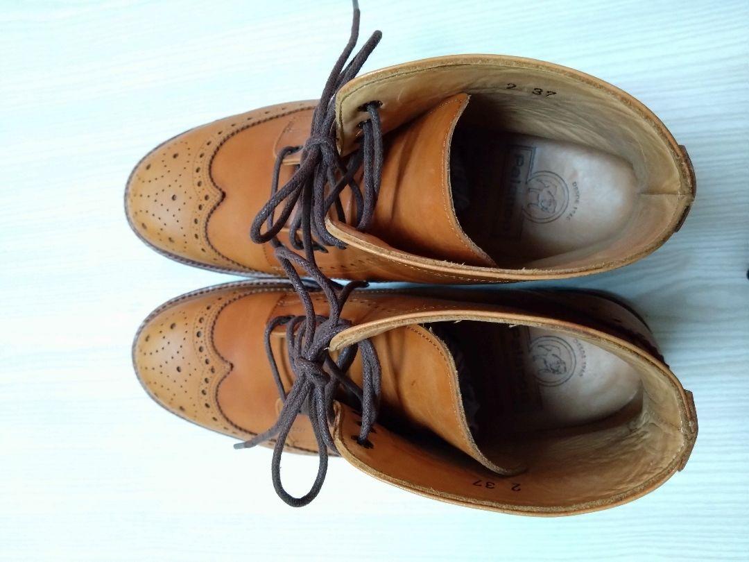 【新品】Palanco　パランコ　本革ブーツ　キャメル　サイズ37 美品】Palanco パランコ 本革ブーツ キャメル サイズ37