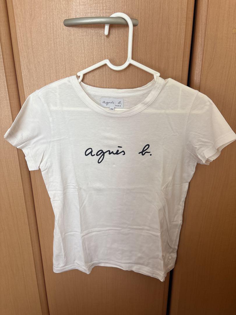 【新品】agnès b. ホワイト Tシャツ white short sleeves Coulos 