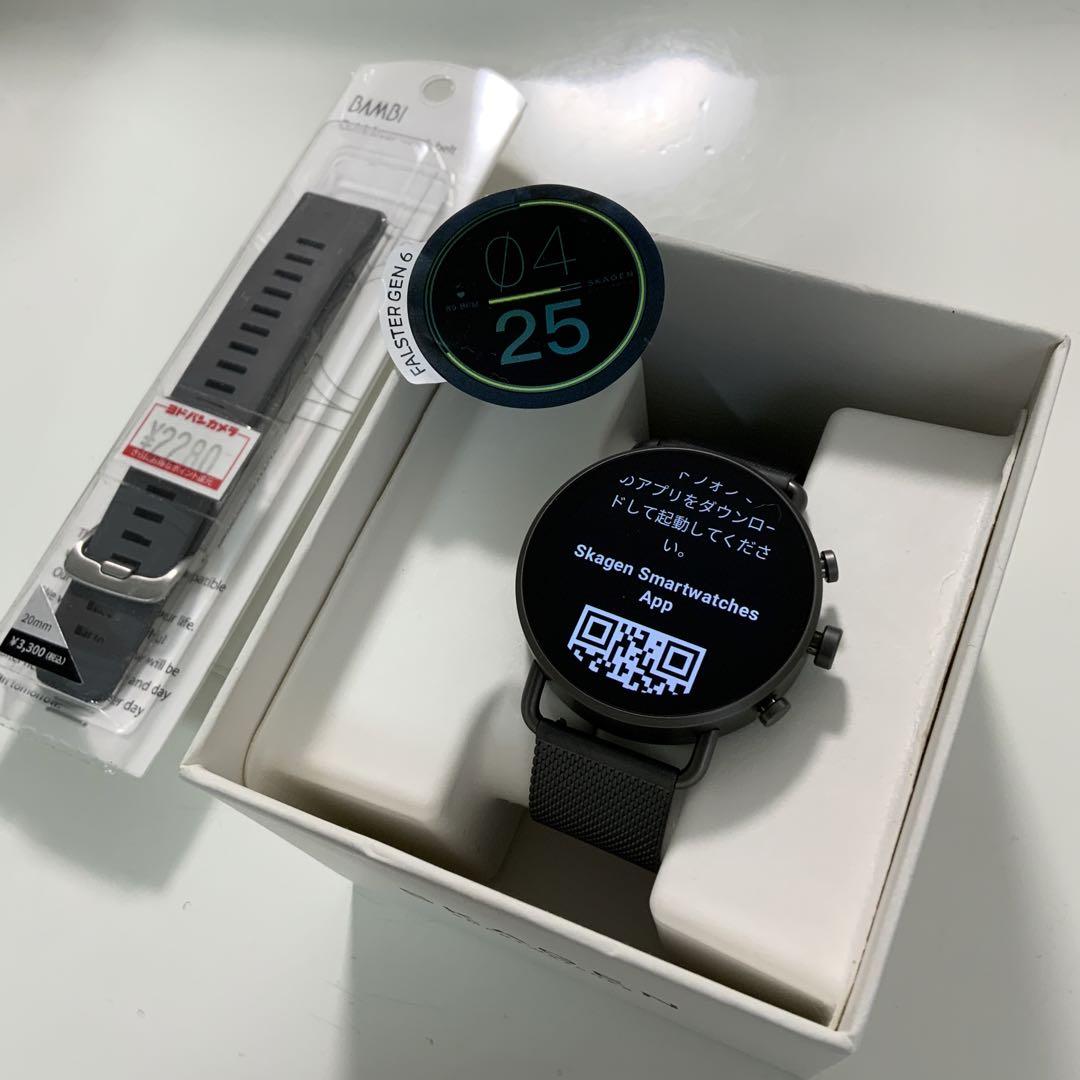 SKAGEN FALSTER ジェネレーション6 SKT5302 社外ベルトつき すぐった