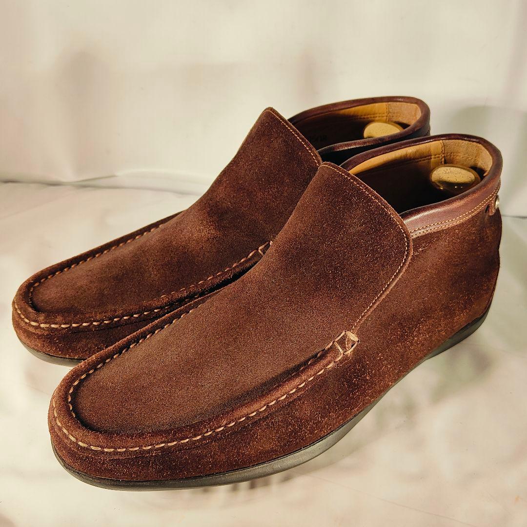 【美品】Paraboot 高級革靴正規品 スエードモカシンブーツ スペイン製 【美品】Paraboot 高級革靴正規品 スエードモカシンブーツ スペイン製